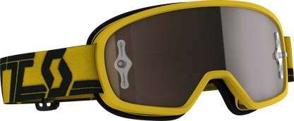 Youth Buzz Mx Pro Goggle Ylw/Blk W/Gold Chrome Works