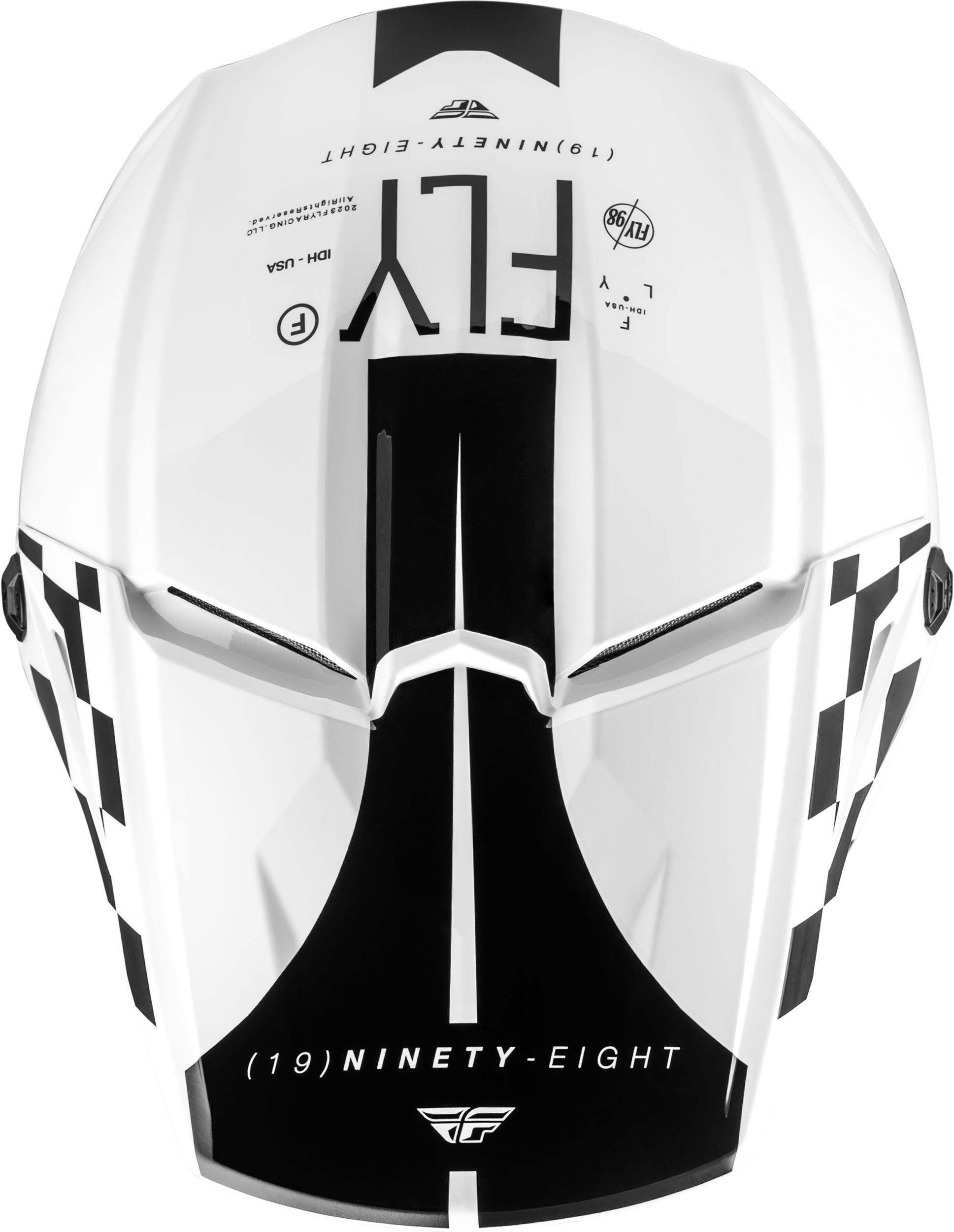 Kinetic Lite Rival Helmet Gloss White/Black Md