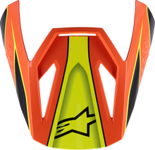 Sm3 Youth Fray Visor Blk/Orng/Ylw Fluo Glossy