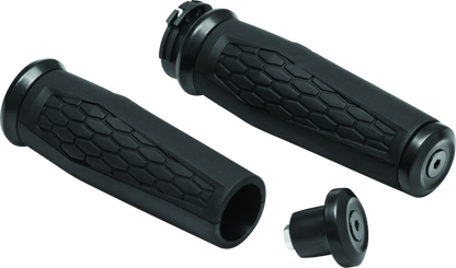 Kuryakyn Hex Grips Dual Cable Black
