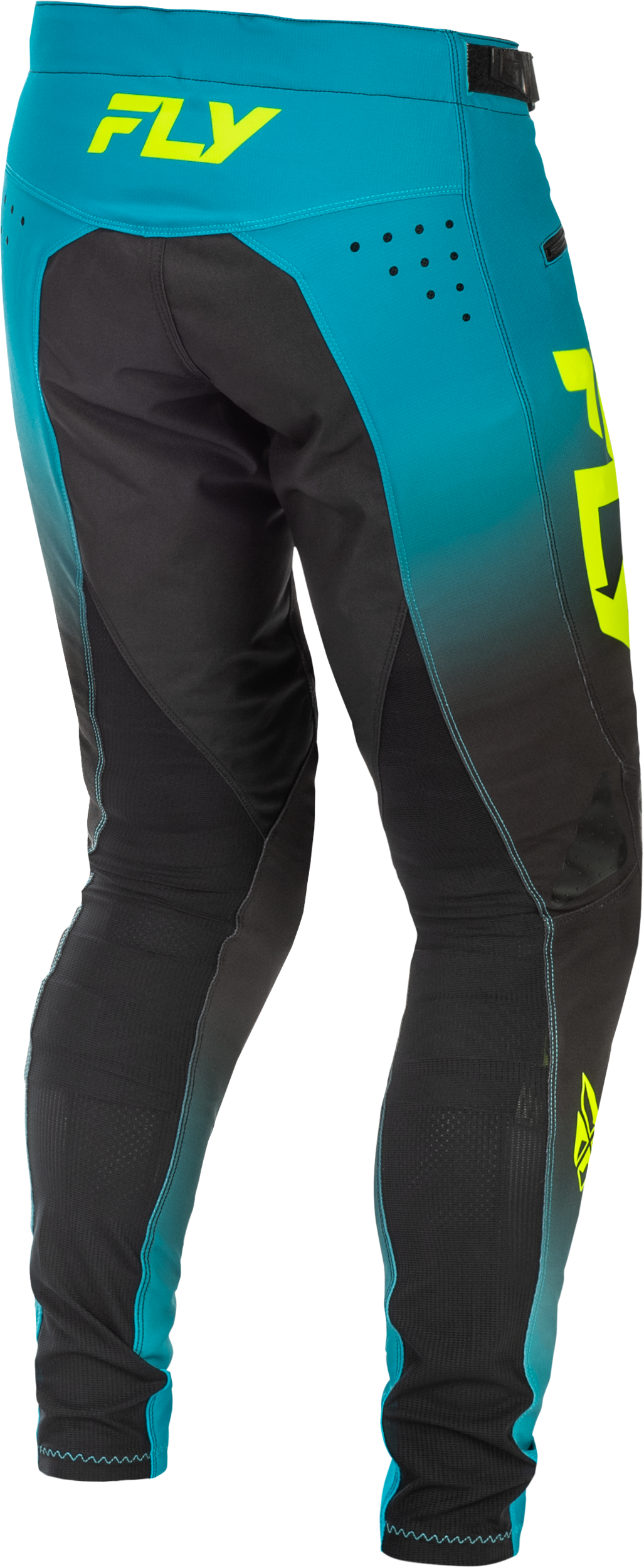 Youth Rayce Bicycle Pants Teal/Black/Lime Sz 24