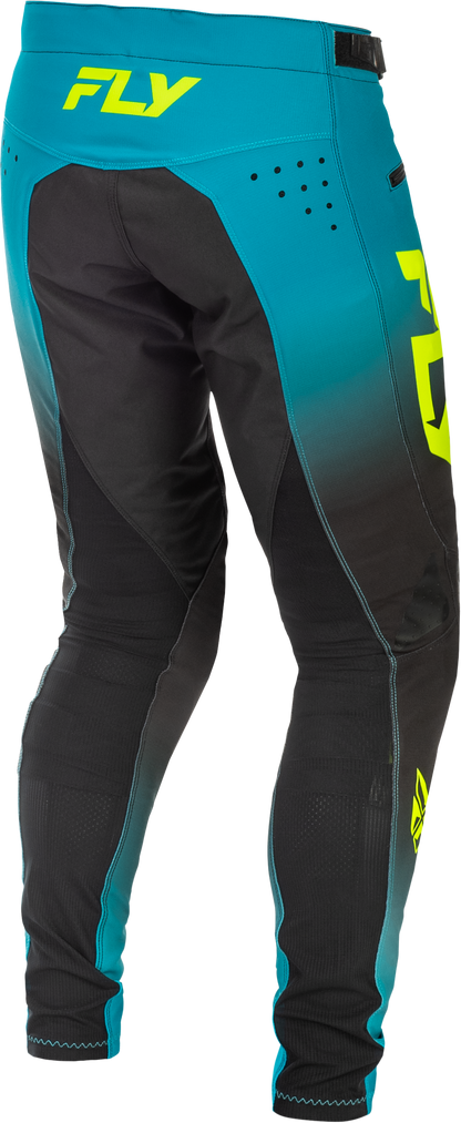 Youth Rayce Bicycle Pants Teal/Black/Lime Sz 24
