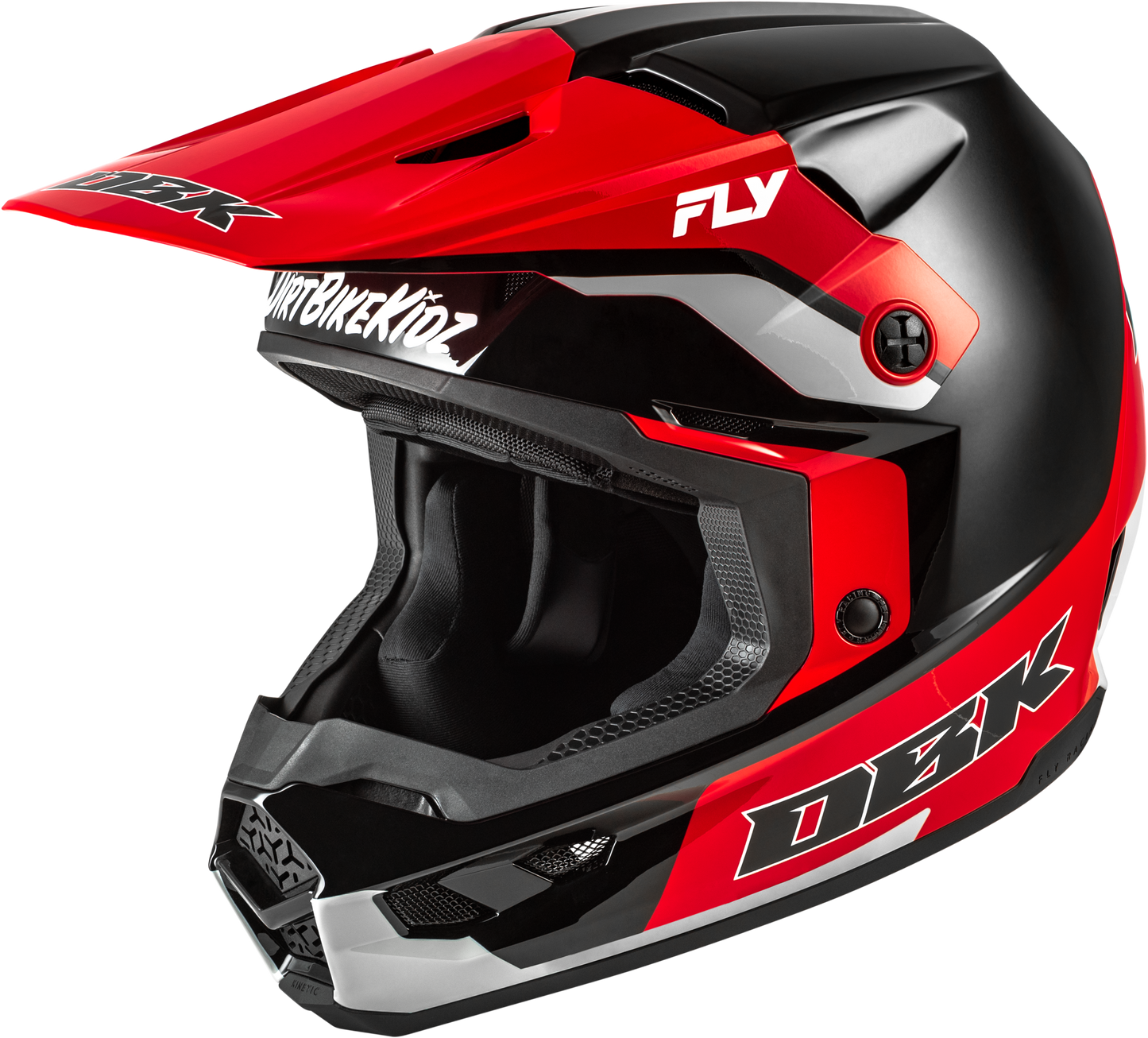 Kinetic Dbk Helmet Black/Red/Grey Md