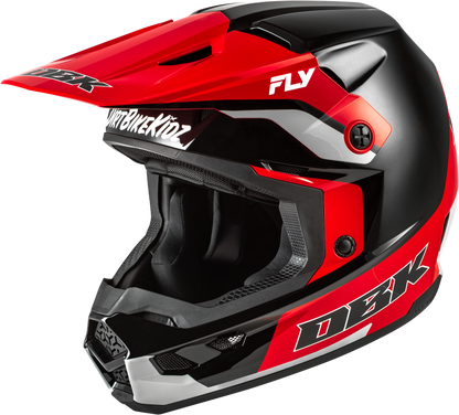 Kinetic Dbk Helmet Black/Red/Grey Sm