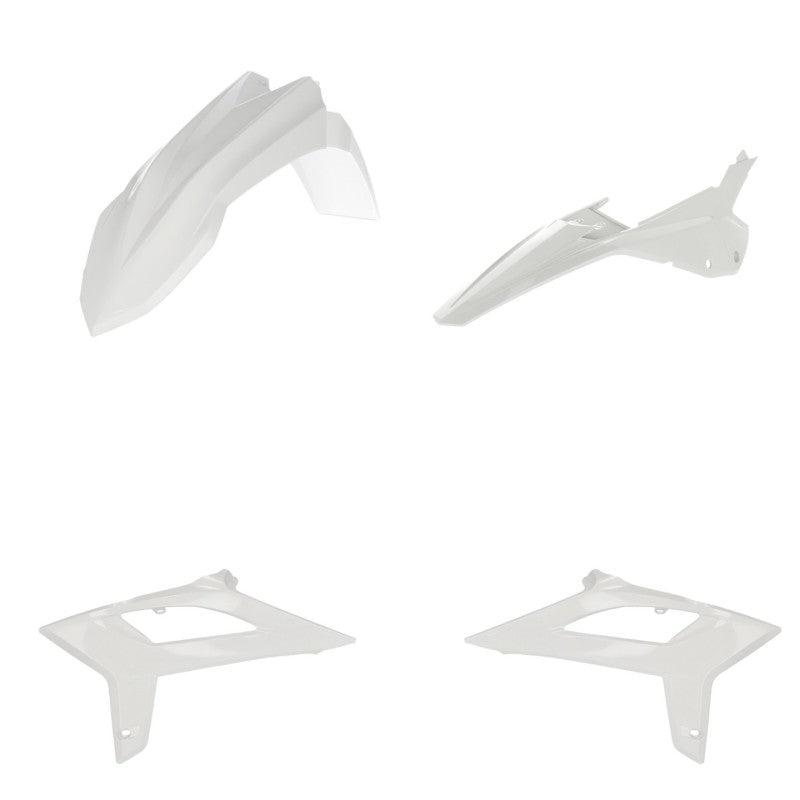 Acerbis 2023 Beta RX300/450 Plastic Kit - White