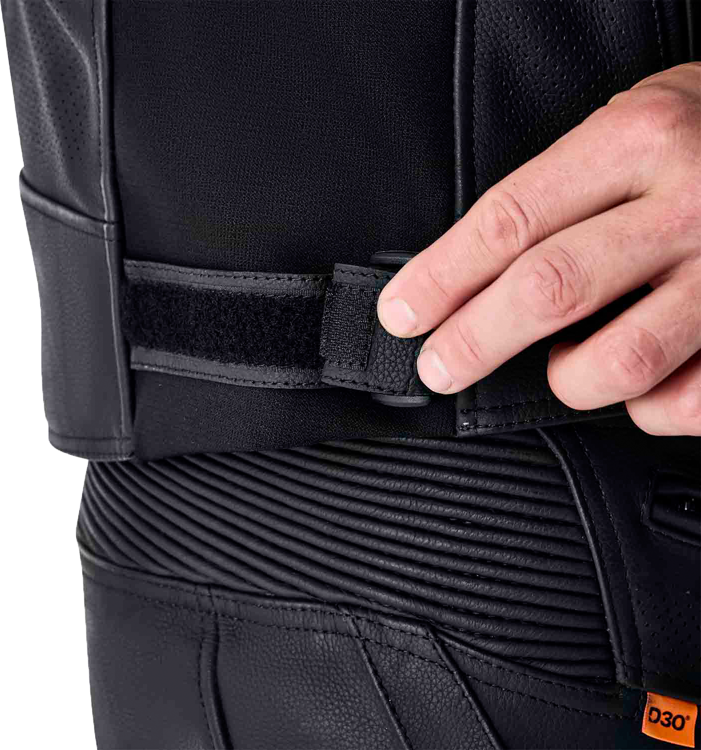 Tractech Evo D3o Jacket Blk/Whi Leather 3x