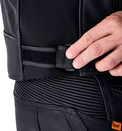 Tractech Evo D3o Jacket Blk/Whi Leather 2x