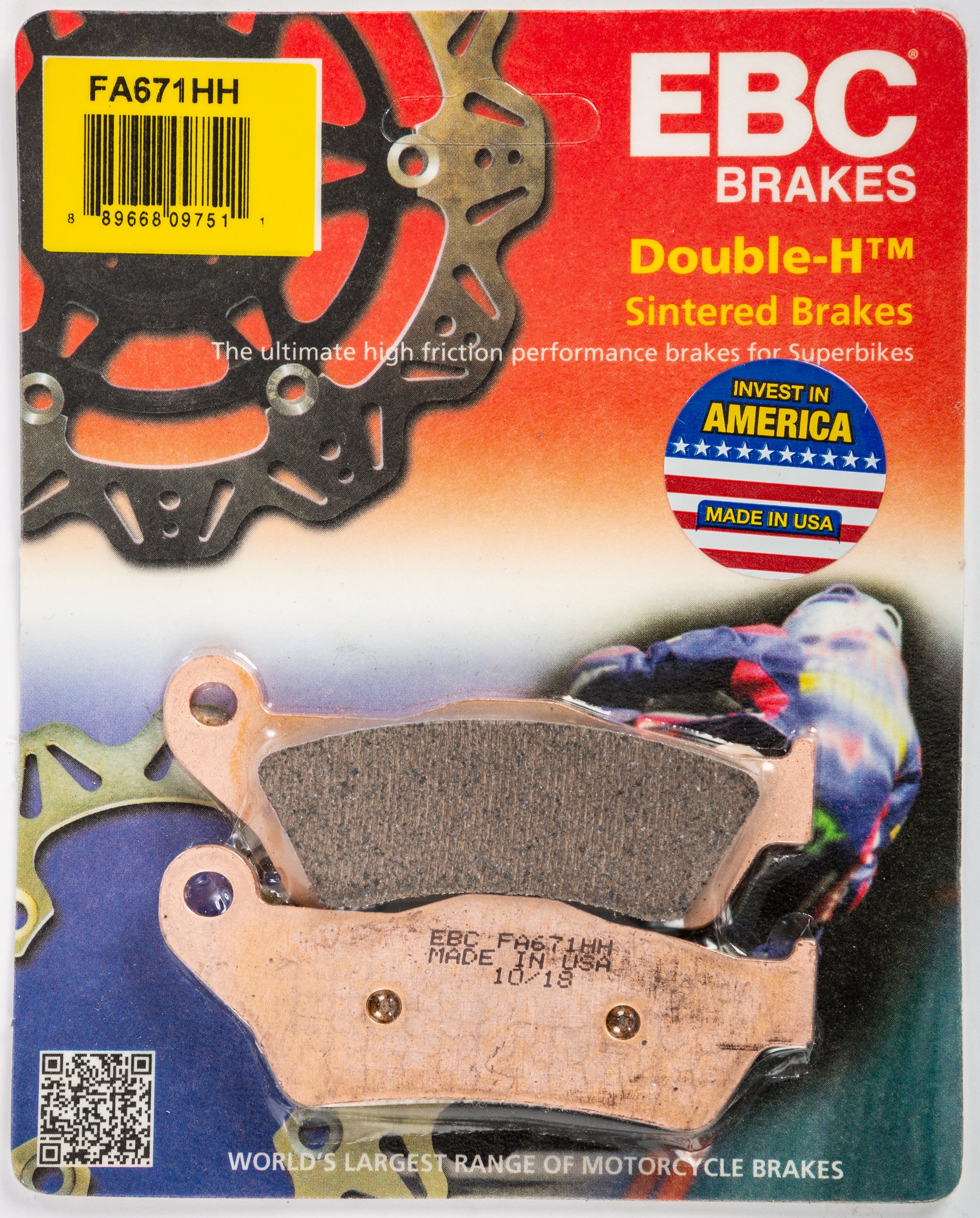 Brake Pads Fa671hh Double H Sintered