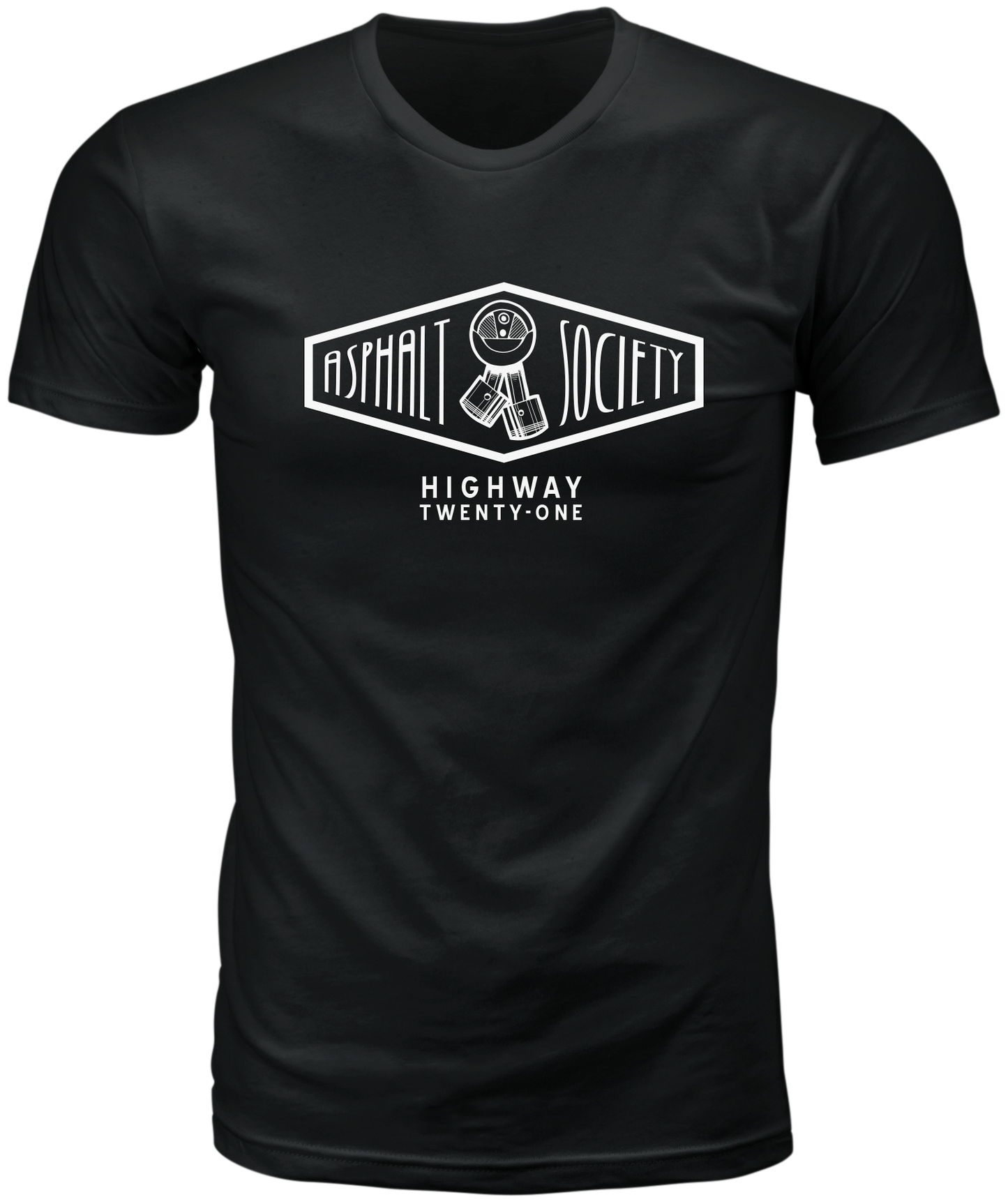 Asphalt Society Tee Black Sm