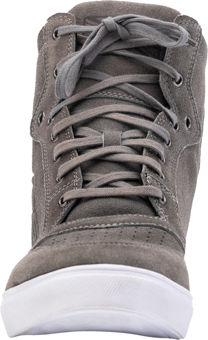 Hitop Moto Sneaker Ce Boot Grey Suede  Sz 7