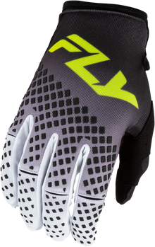 Kinetic Fade Gloves Black/White/Hi Vis Xs