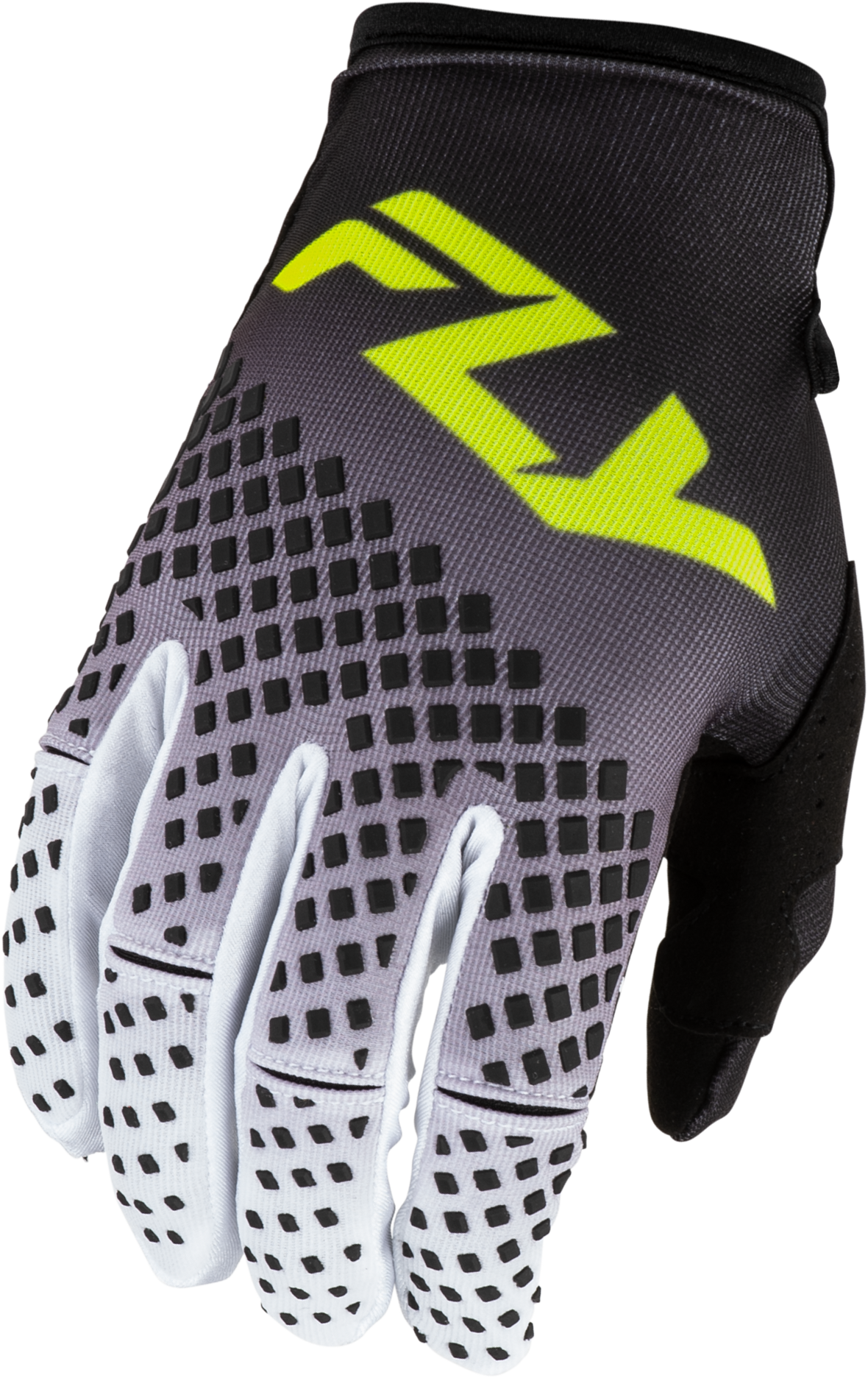 Kinetic Fade Gloves Black/White/Hi Vis Md