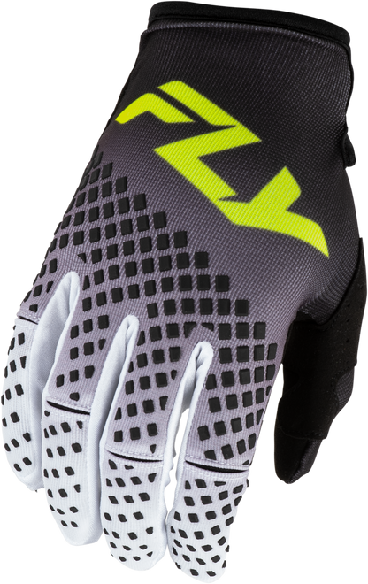 Kinetic Fade Gloves Black/White/Hi Vis Md
