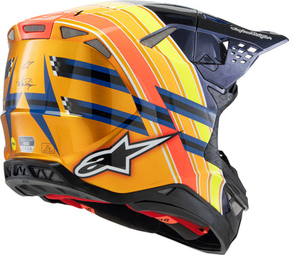 S M10 Tld Edition 25 Helmet Drk Blu/Org/Ylw Fluo/Red 2x