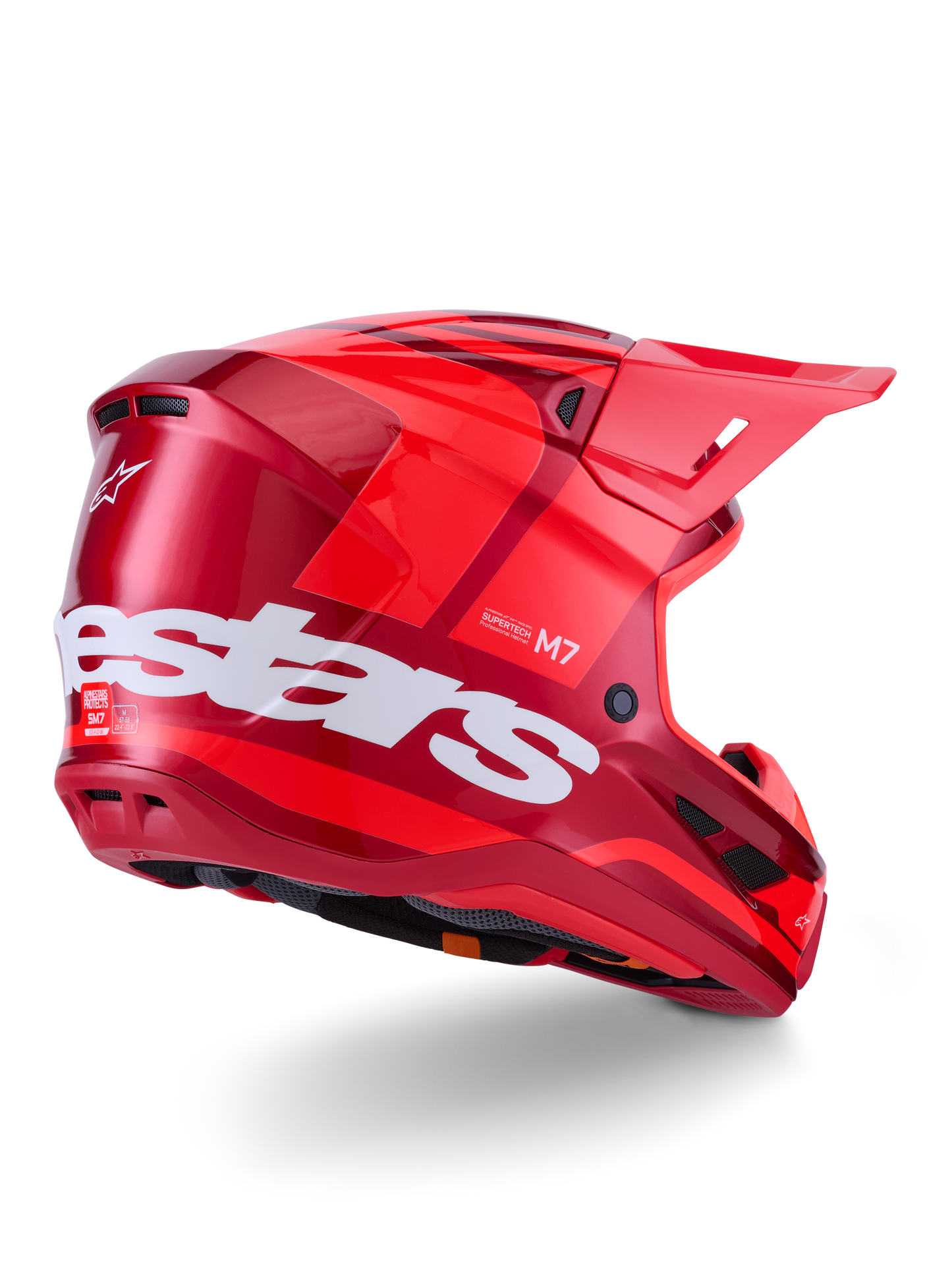 Sm7 Core Helmet Red Glossy Xl