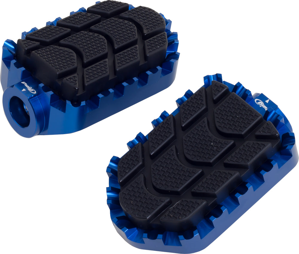 Footpegs Enduro Blue