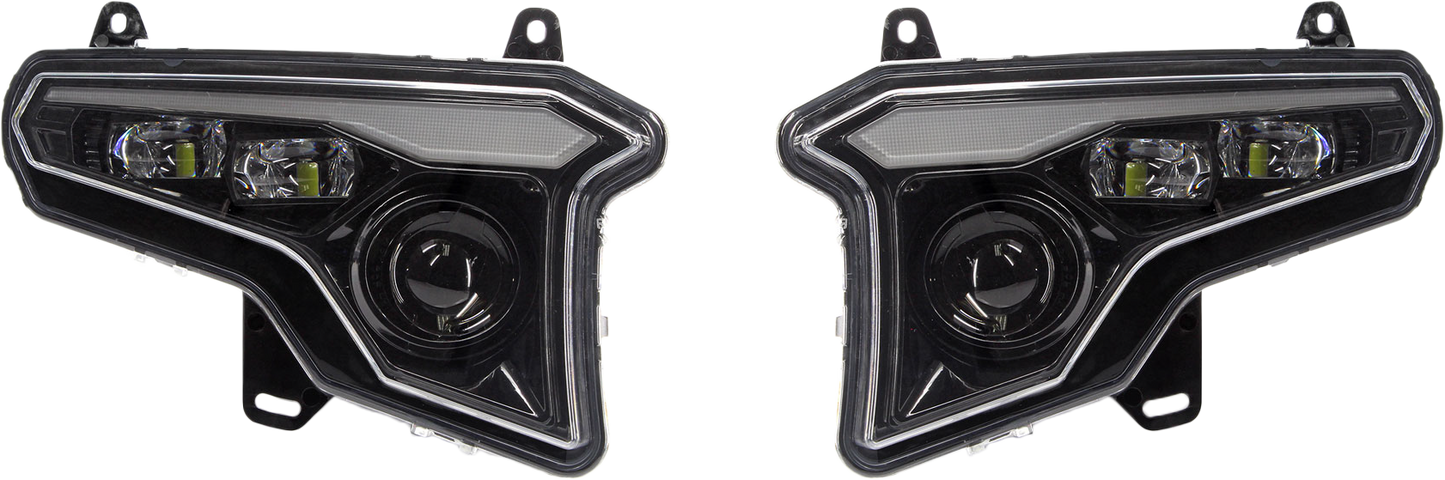 Headlight W/Amber Turn Signals