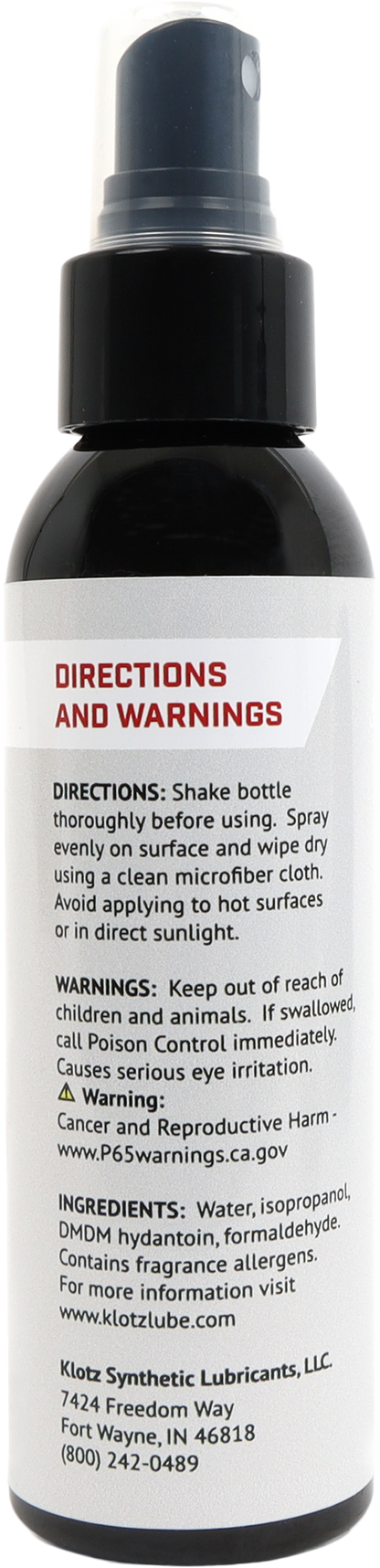 Quick Detailer 4 Oz 20/Case