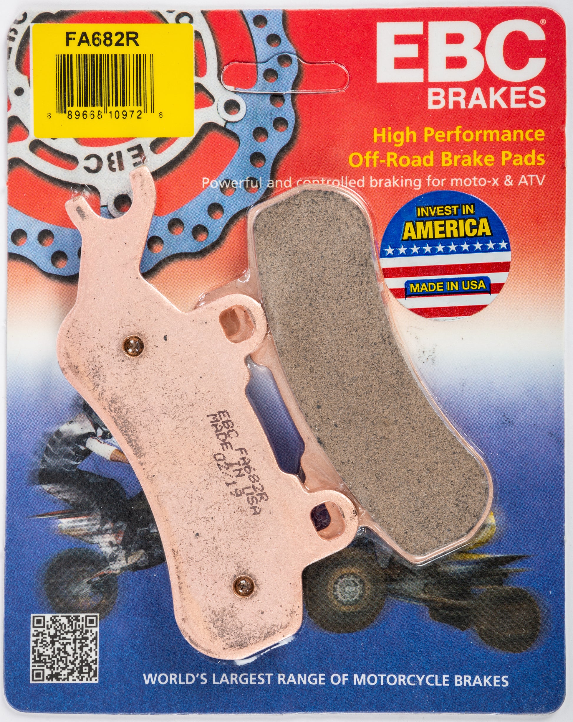 Brake Pads Fa682r Sintered R Series