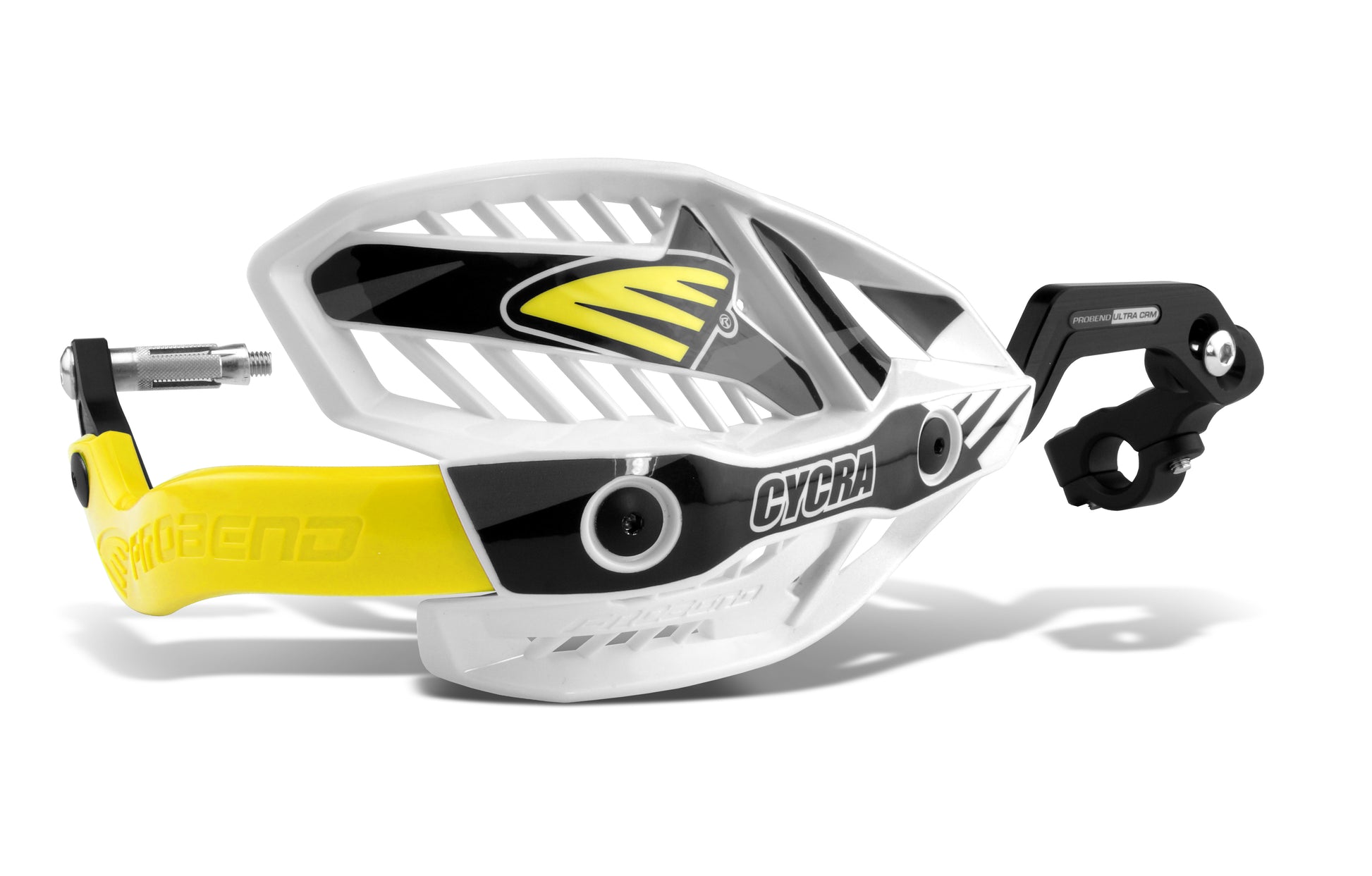 Crm Wrap Around Handguards 1 1/8" Clamp   White/Yellow