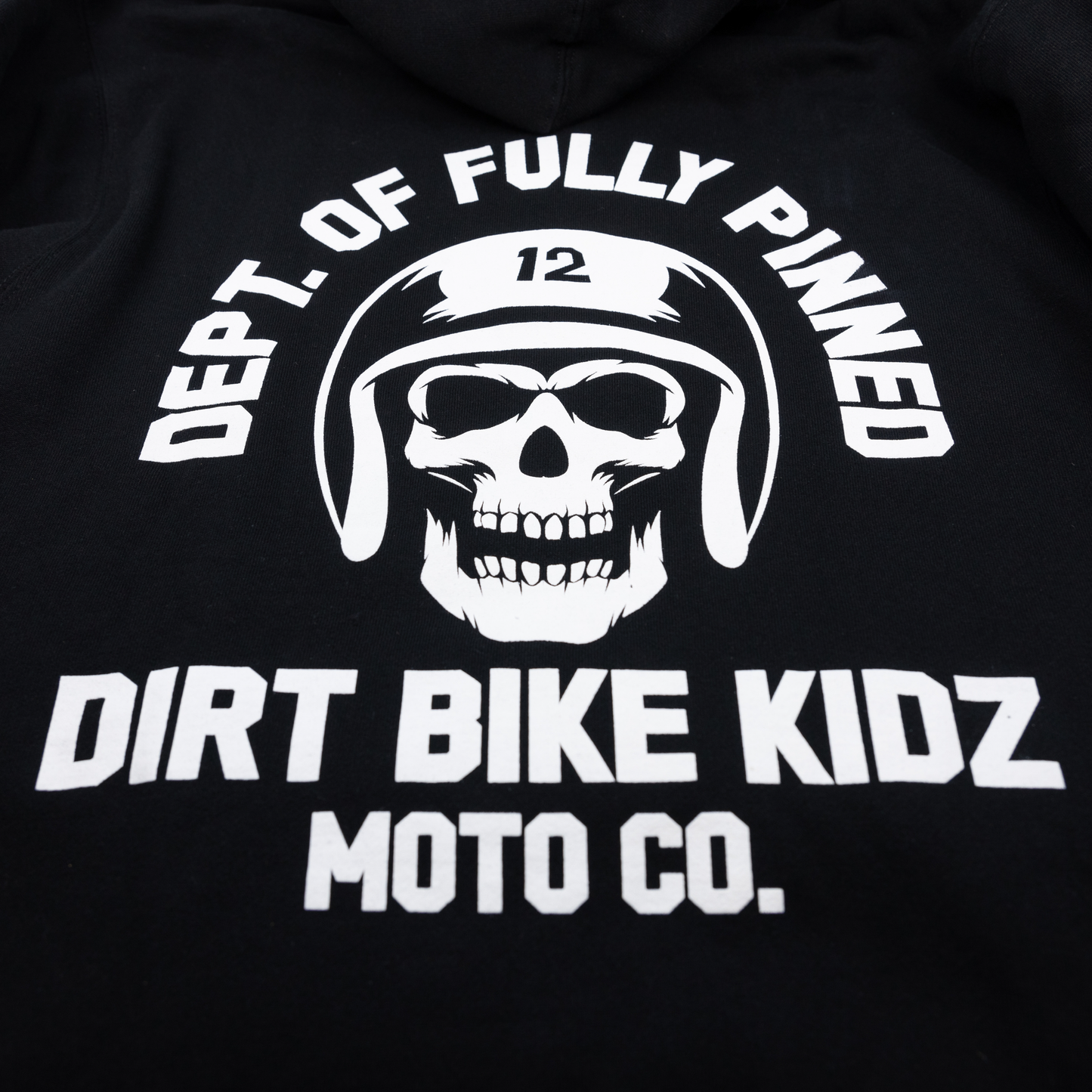 Fully Pinned Youth Hoodie Black Ym