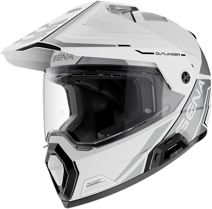 Outlander  Smart Ds Helmet White 2x