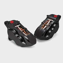 4 Pist Front Dual Caliper Kit Black 84 99 W/ 11.5" Rotor