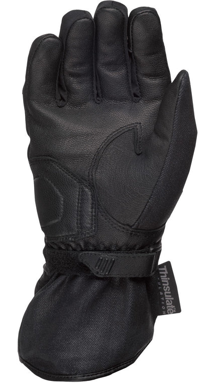 Women's Black Rose Gloves Black 2x