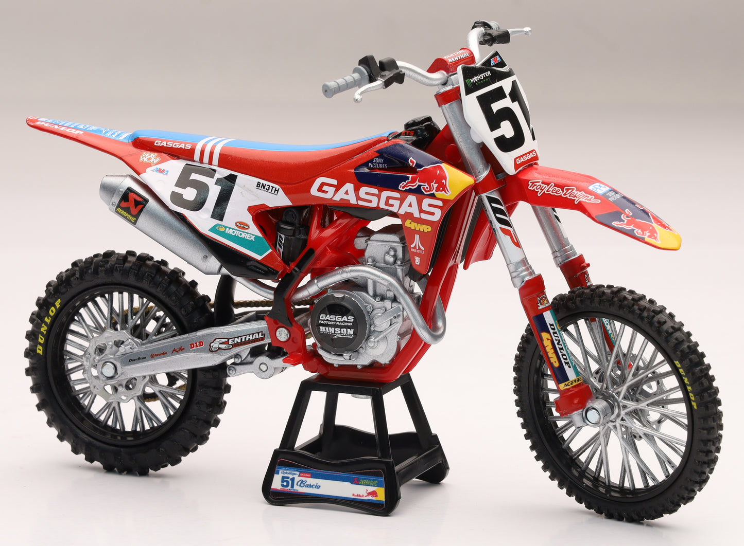 Scale 1:12 Tld Red Bull Gas Gas Mc450 Barcia #51