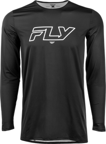 Enduro Long Sleeve Jersey Black/White Lg