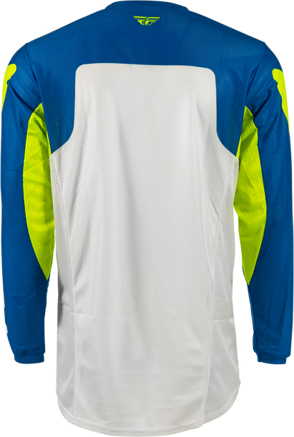 Kinetic Mesh Jersey Blue/White/Hi Vis Lg