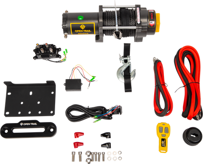 6000lb Wide Winch Synthetic Rope