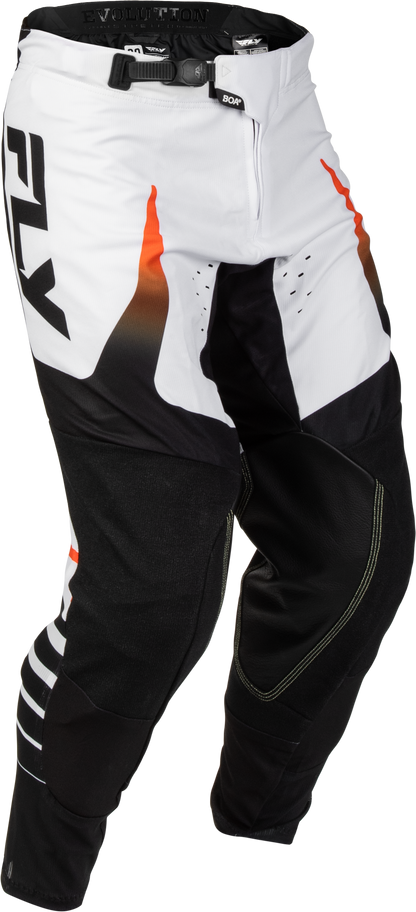 Evolution  Dst Bolt  Pants White/Black/Orange Sz 38