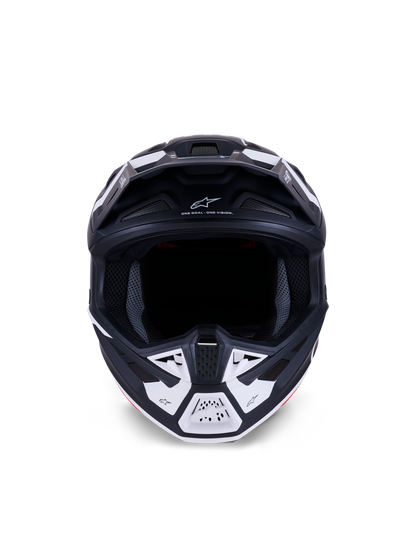 Sm7 Dasher Helmet Blk/Wht Matt Lg