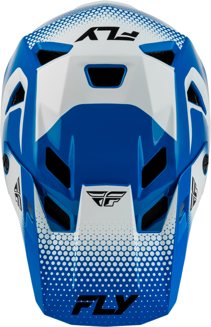Rayce Sonar Bicycle Helmet Blue/White/Black Lg