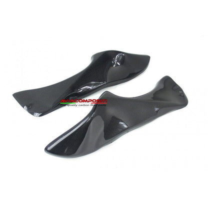 AviaCompositi Carbon Fiber Duct Cover set w/ Indicator openings for Ducati 998 / 996 / 916 / 748