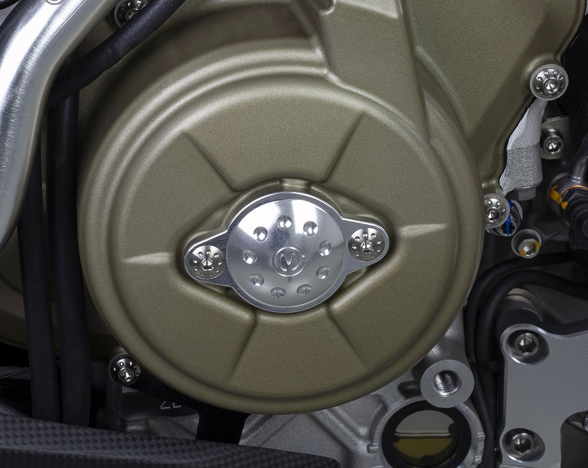 Motocorse Aluminum or Titanium Timing Inspection Cover for the Ducati Panigale / Streetfighter / Multistrada / Diavel V4