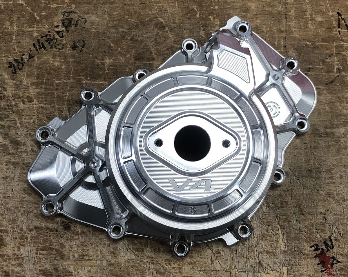Motocorse Billet Aluminum Alternator Crankcase Cover for the Ducati Streetfighter V4 (20-24)
