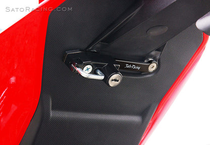 Sato Racing Helmet Lock for Aprilia RSV4 / Tuono V4 R 1000 / 1100 (18-20)