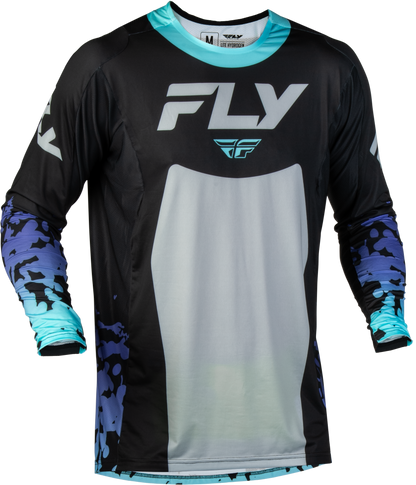 Lite Flake Jersey Black/Grey/Multi 2x