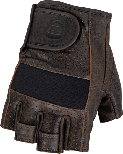 Half Jab Gloves Brown Sm