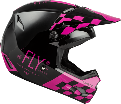 Kinetic Lite Rival Helmet Gloss Black/Pink Xl