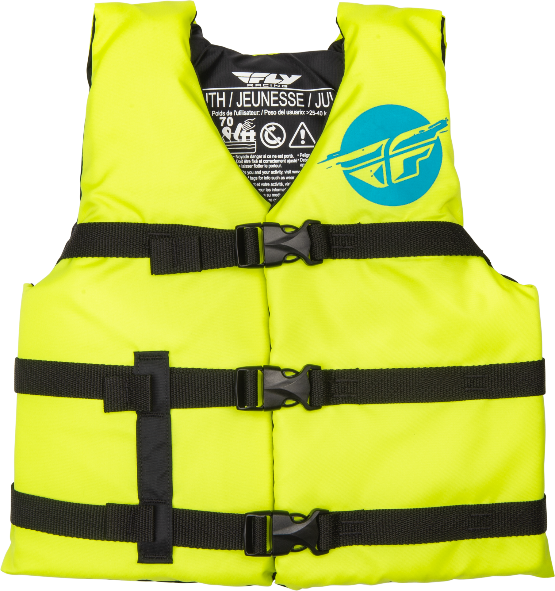 Youth Flotation Vest Hi Vis/Blue
