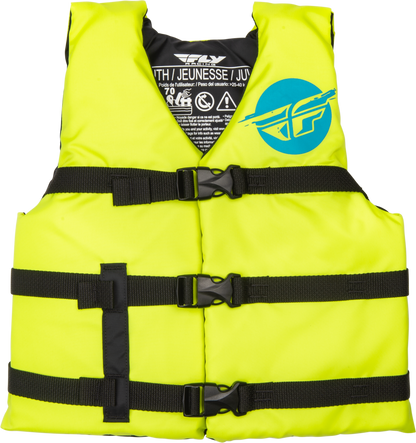 Youth Flotation Vest Hi Vis/Blue