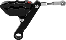 4 Piston Front Brake Kit Flsts Black