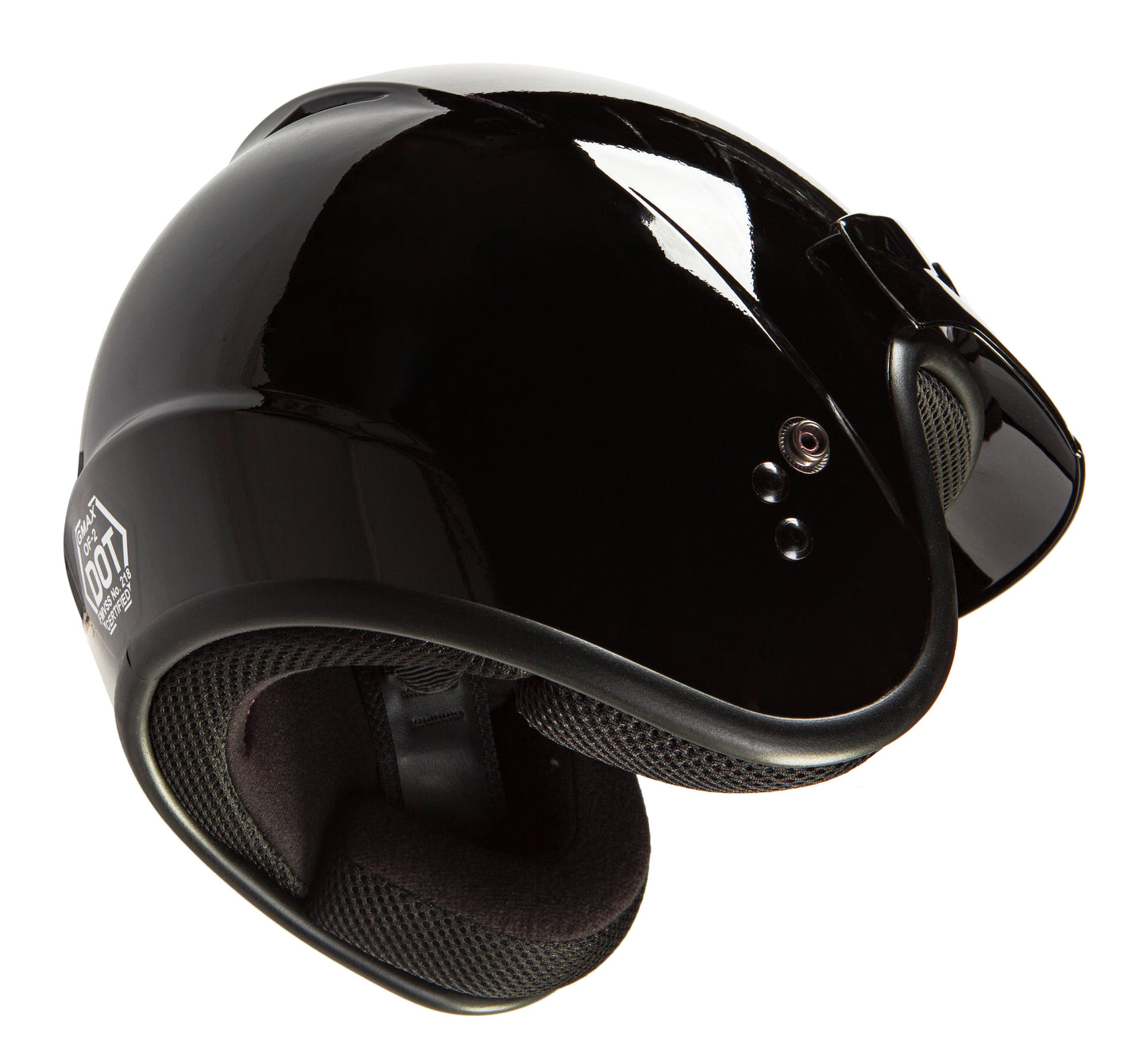 Youth Of 2y Open Face Helmet Black Ym