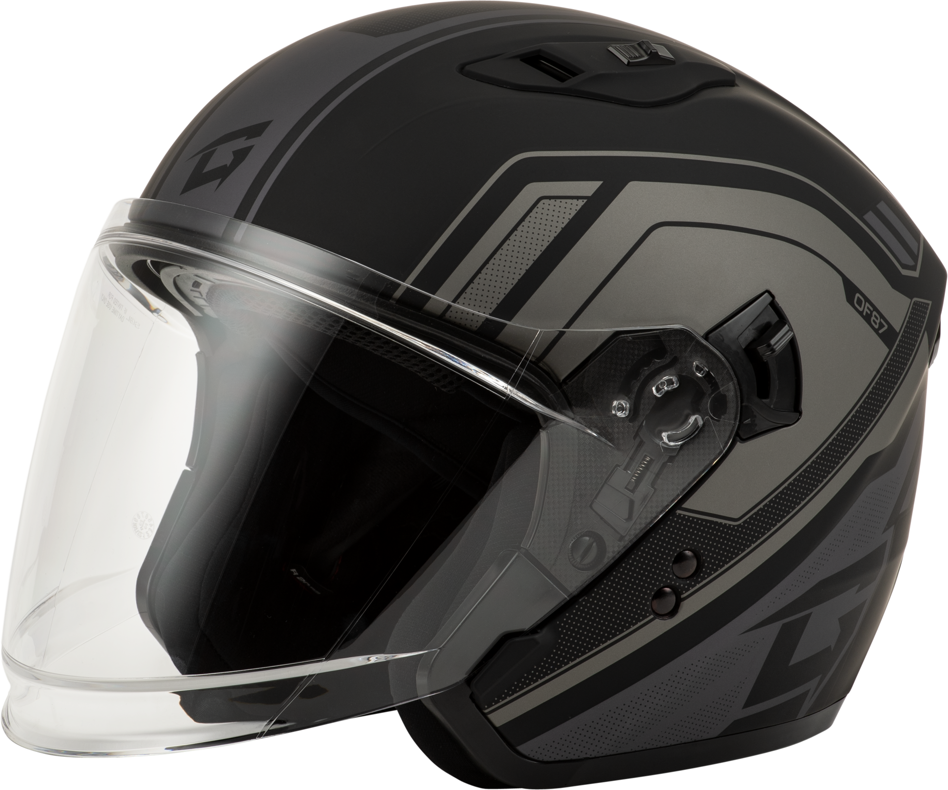 Of 87 Duke Helmet Matte Black/Grey Sm