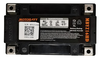 Battery Mbyz16hd Sealed Factory Activated