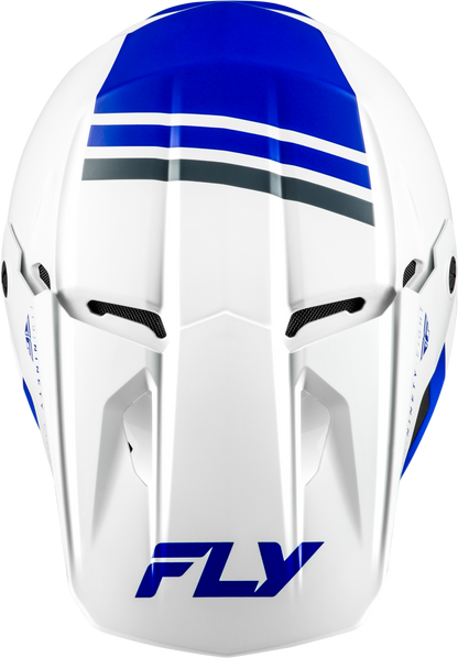 Kinetic Verdict Helmet White/Blue/Grey Sm