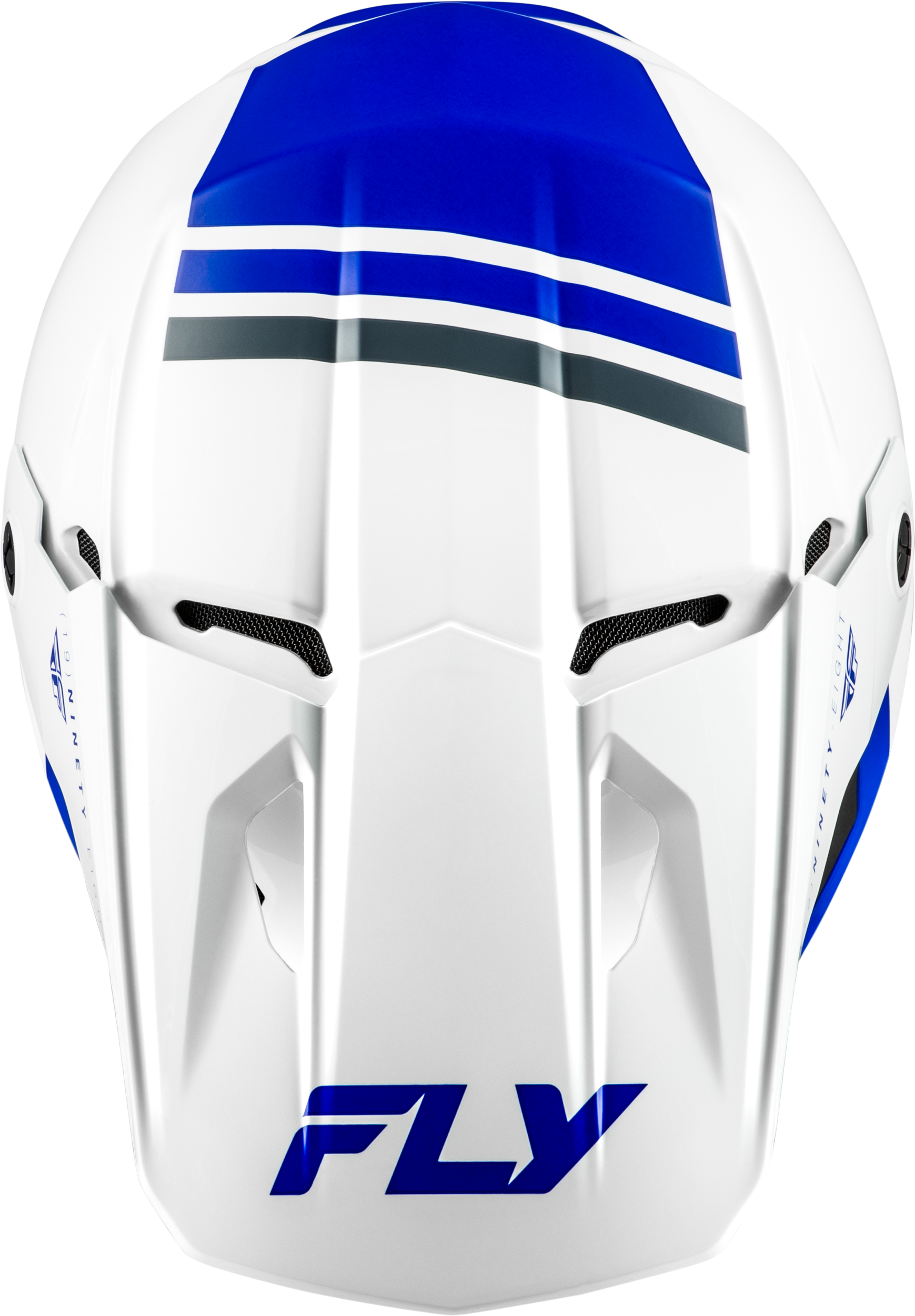 Kinetic Verdict Helmet White/Blue/Grey Lg